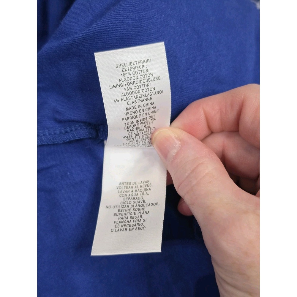 Jones New York Signature Womens XXL The Patch Pocket Skort Sapphire Combo - Picture 9 of 9